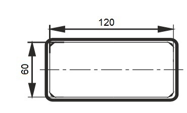 Соединитель-муфта ERA 612СКП 120х60 мм пластиковый