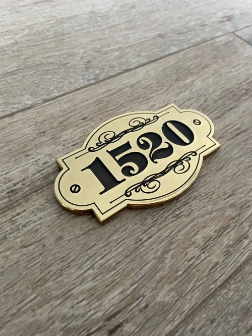 Номерок на дверь - PREMIUM Line S-004