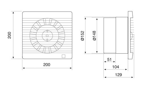 Накладной вентилятор Soler & Palau Decor 300CR (таймер)